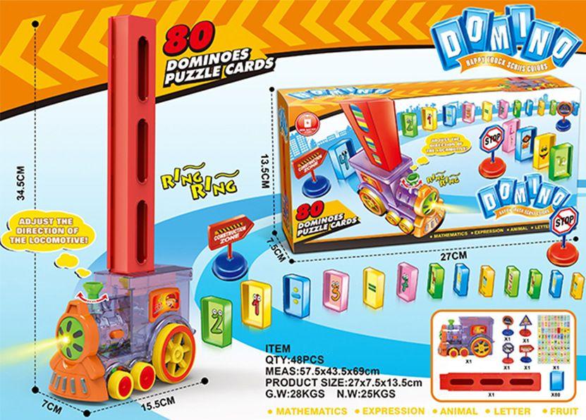 Juego de Ferro Automático con Bloques de Dominó Apilables-4