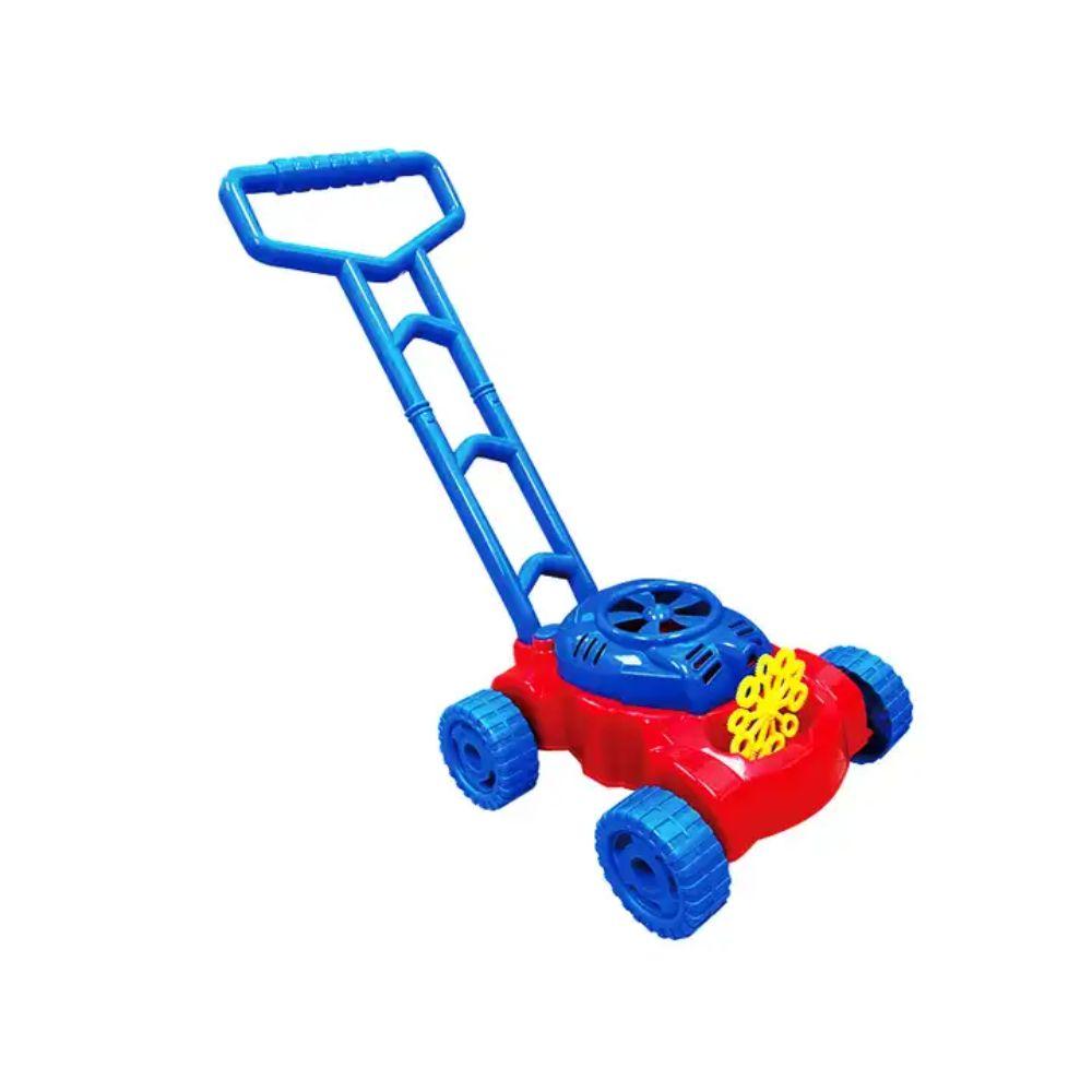 Carrito Caminador Lanza Burbujas Azul y Rojo-0