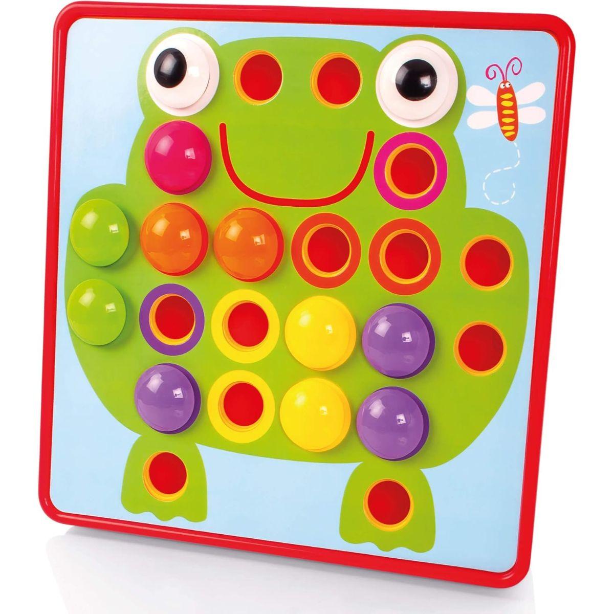 Puzzle de Botón Mosaico 12 Láminas Juego Didáctico-4