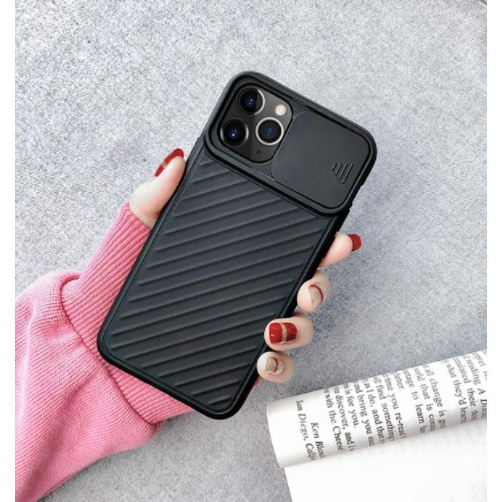 Carcasa Protector Negra + Lámina Compatible c/ iPhone 12 Pro-2
