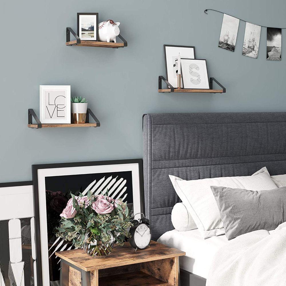 Set 3 Estantes Repisa Pared Oslo Estilo Industrial Spacezat-5