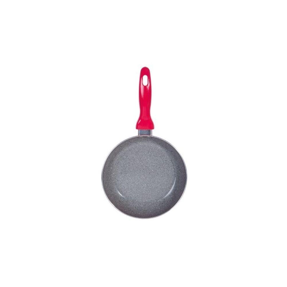Sartén 24 cm Prensado Marble Rojo-1
