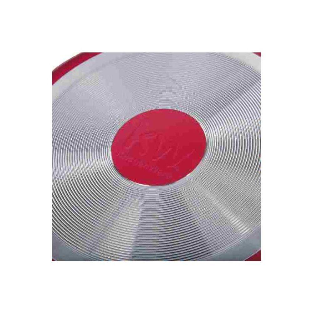 Sartén 24 cm Prensado Marble Rojo-3