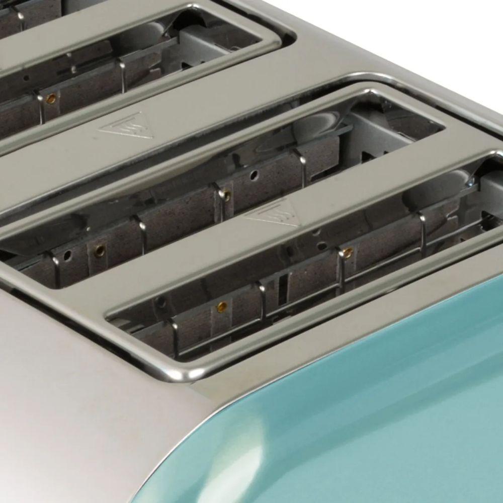 Tostador de pan Eléctrico Quattro Sindelen TP2420 Celeste-3