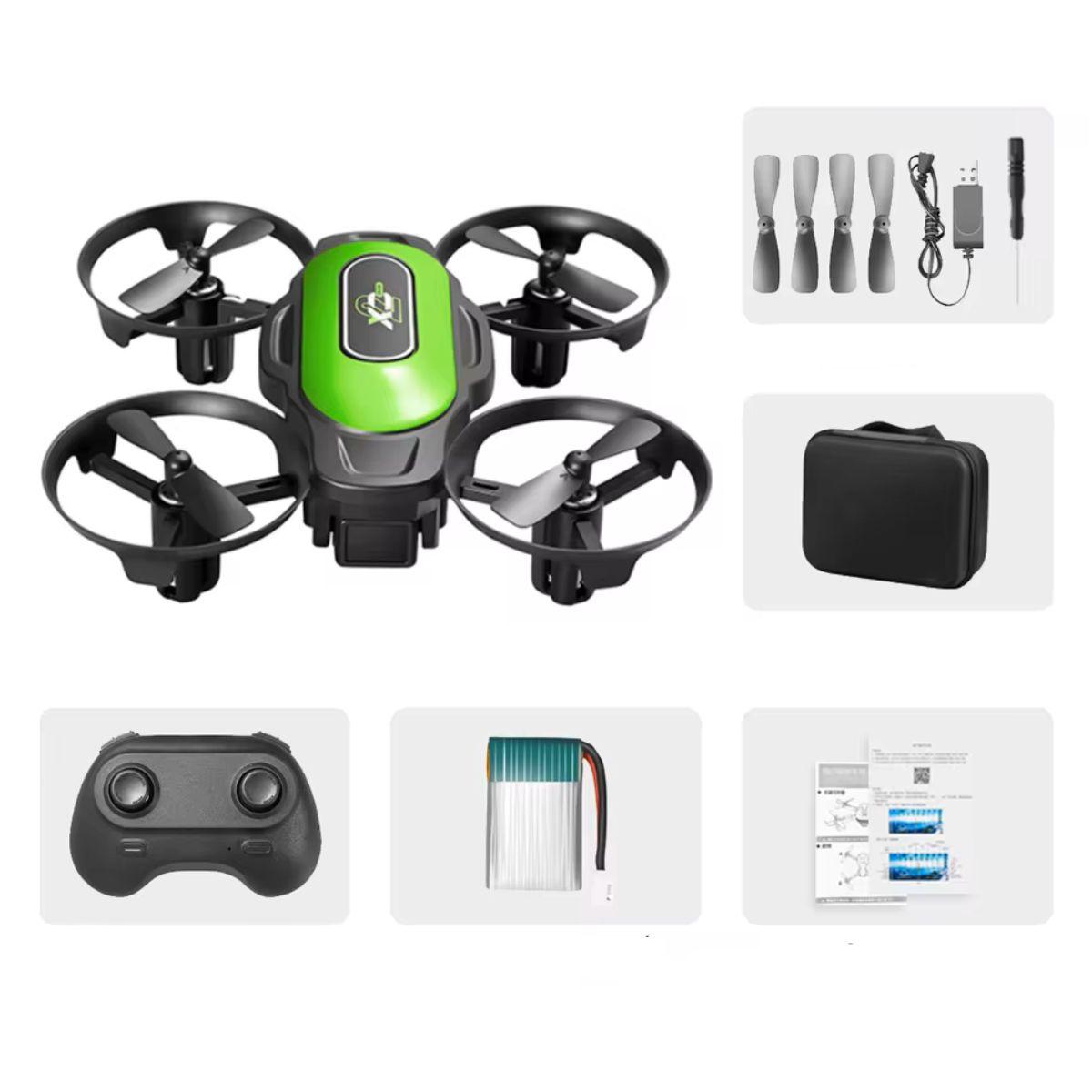 Dron plegable 2,4 GHz/6K (720p) Verde-4