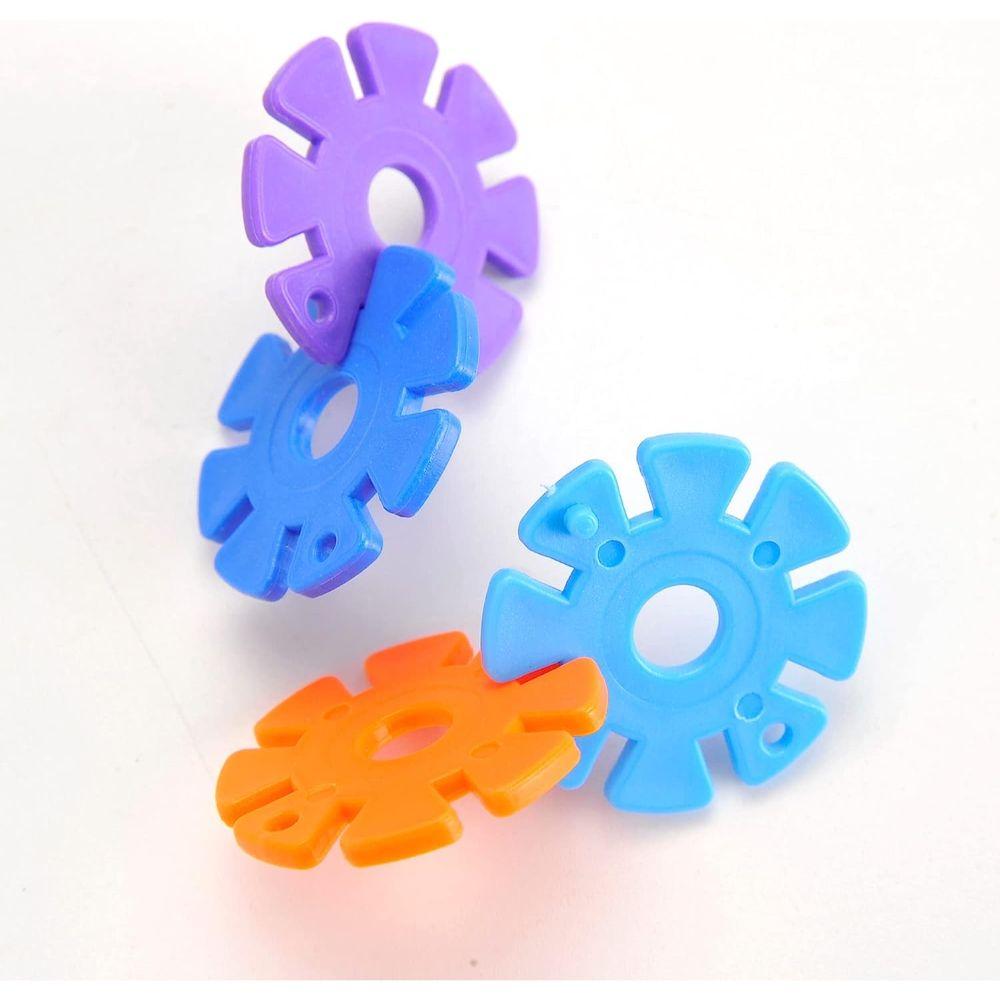 Set Construcción Estrellitas Conectoras Multiencaje 160 pzs-3