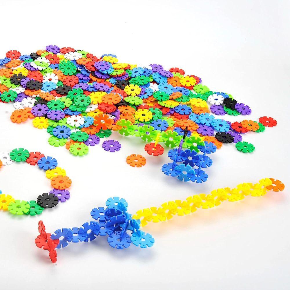 Set Construcción Estrellitas Conectoras Multiencaje 160 pzs-7