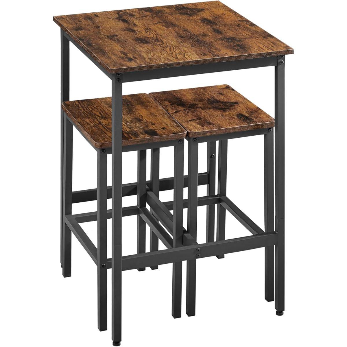 Set Mesa Bar y 2 Taburetes Rattvik-4