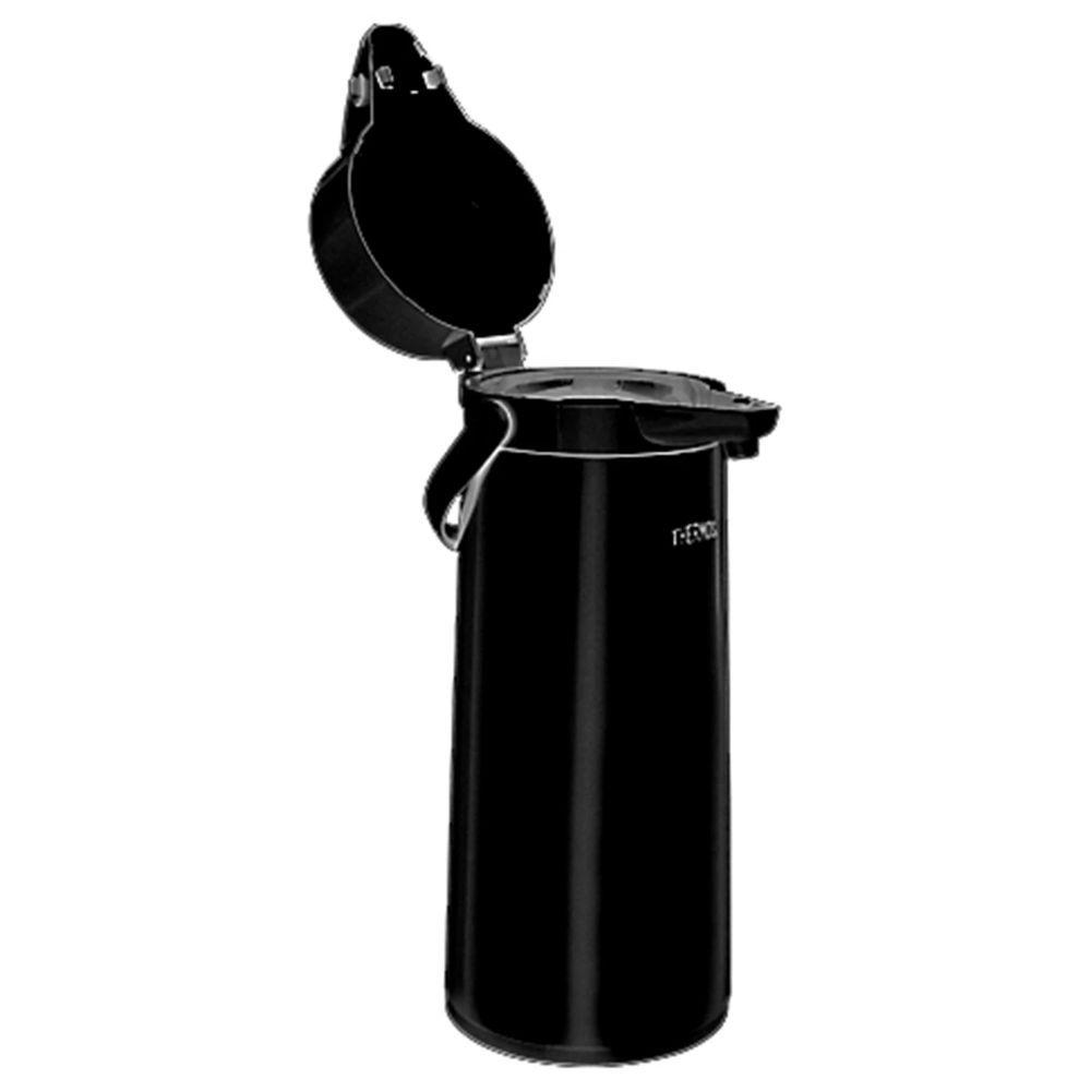 Termo Sifón 2.5Lts Acero inox y Vidrio Thermos Negro-2