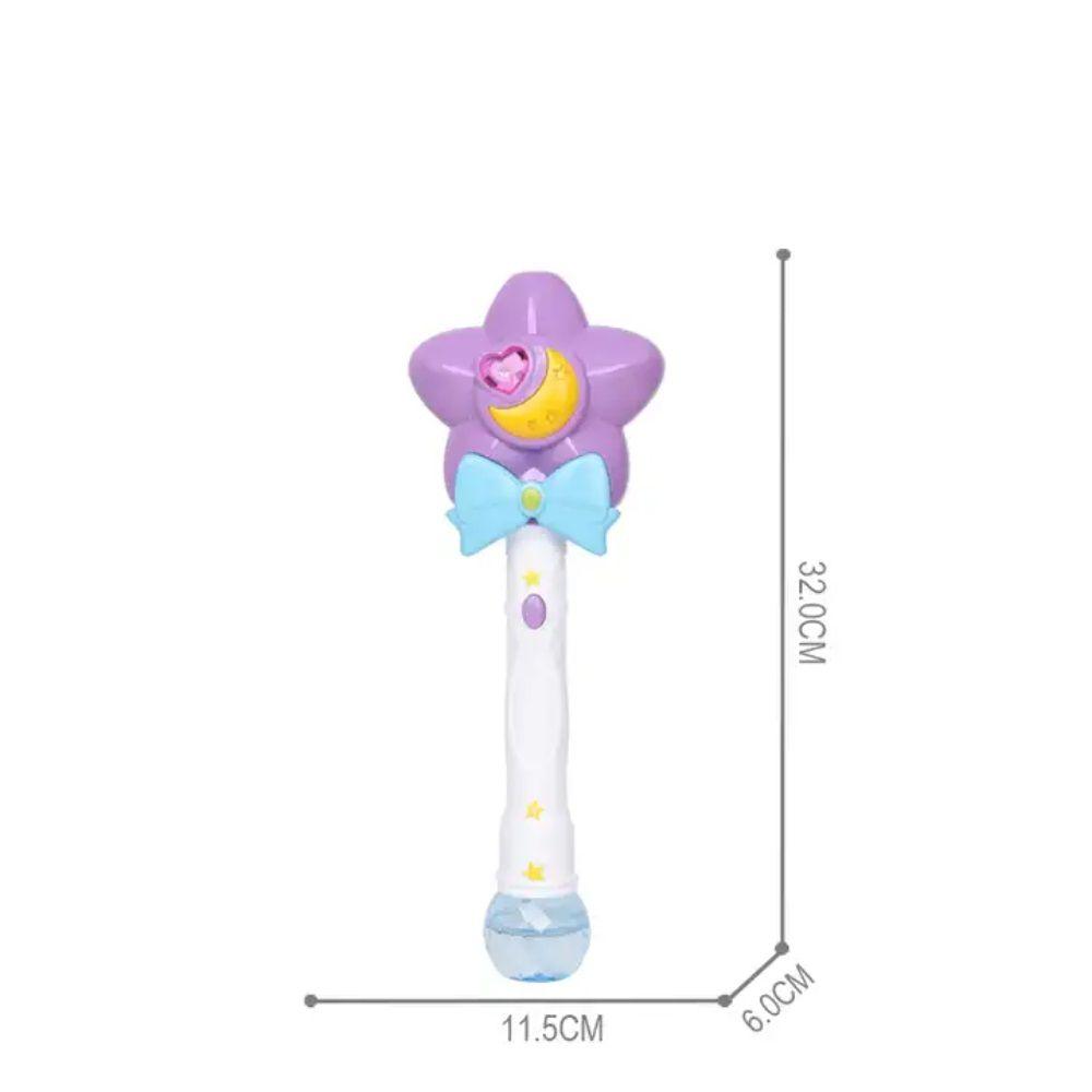 Varita Mágica Lanza Burbujas Estrella con Luces y Sonidos-2