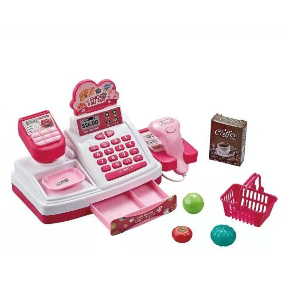 Caja Registradora de Juguete con accesorios y sonidos reales-0