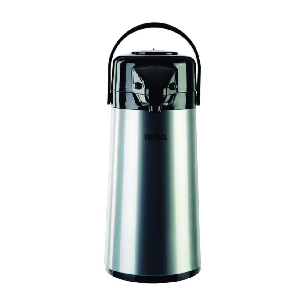 Termo Sifón 1,9Lts Push Style Acero Inox Thermos-0