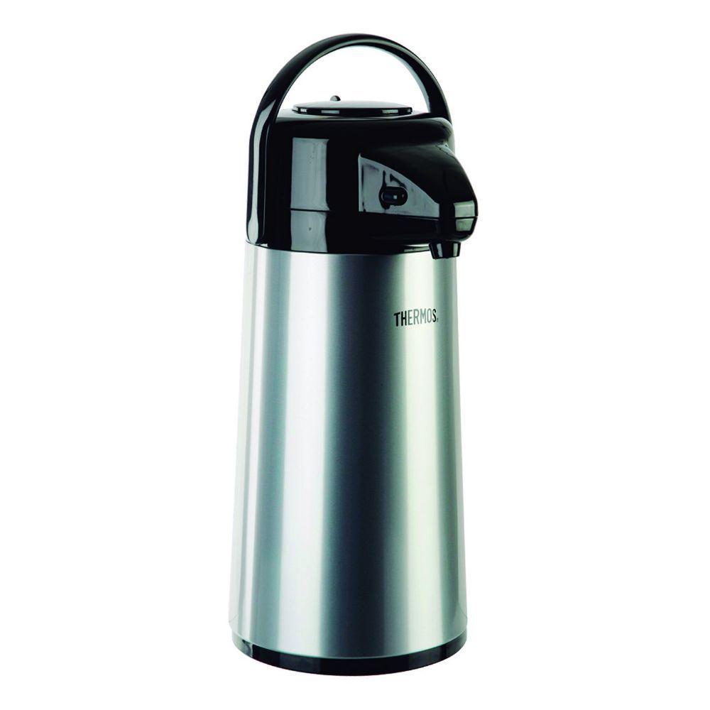 Termo Sifón 1,9Lts Push Style Acero Inox Thermos-1