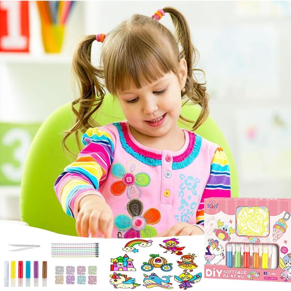 Kit de Arte Recreativo Pegamento Suave DIY Animales Marinos-2