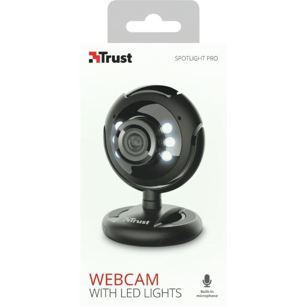 Webcam Pro Trust SpotLight con Led y Micrófono-9