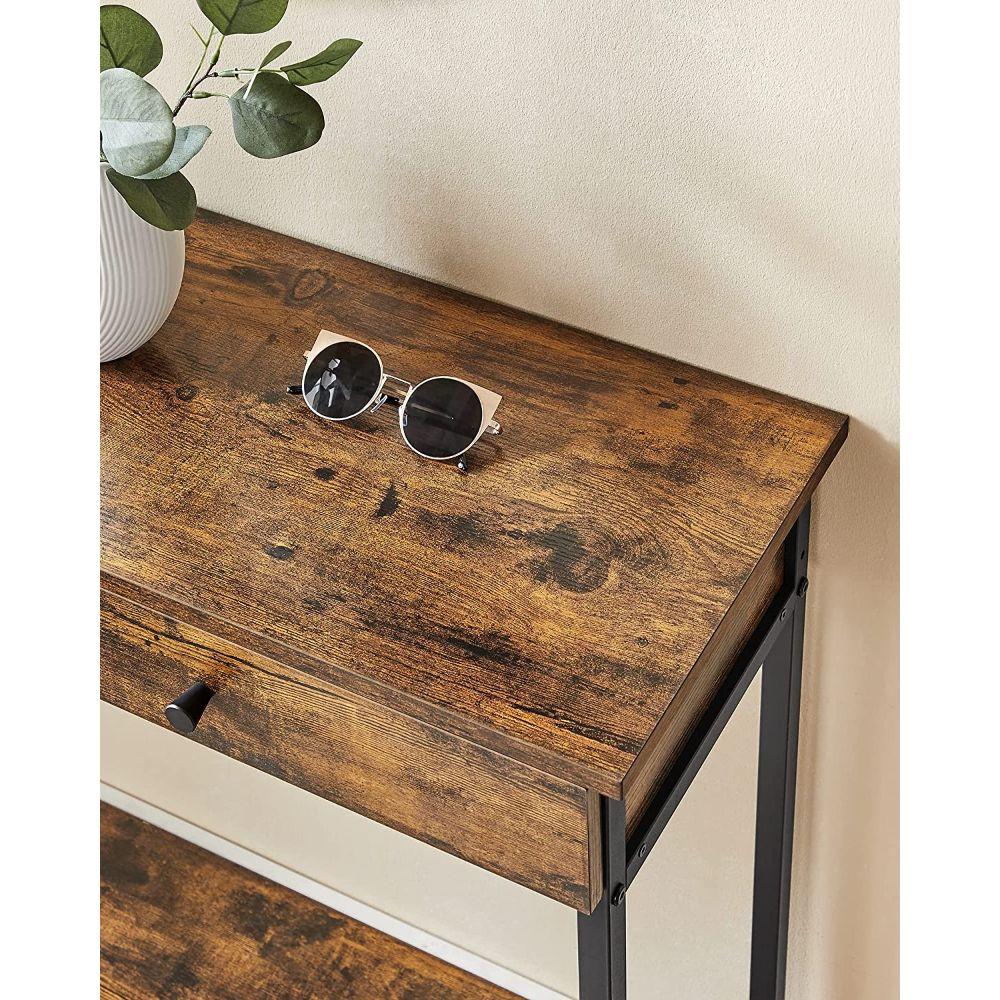 Mueble Recibidor Arrimo 2 Cajonera Bristol Estilo Industrial-5