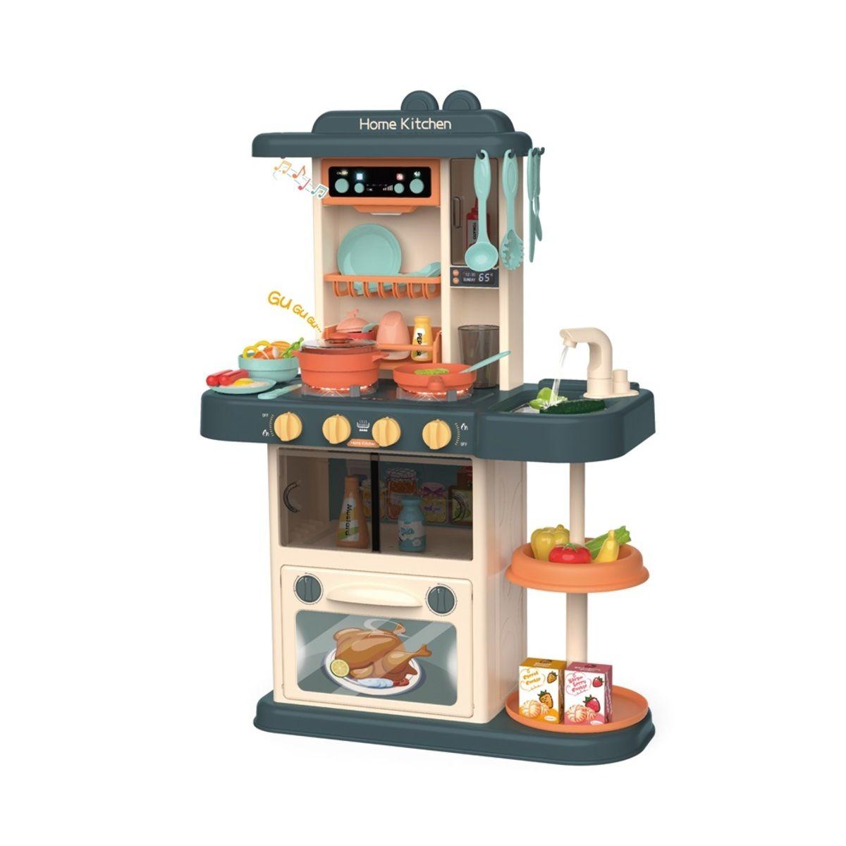 Cocina de Juguete Didáctica 72 cm de Alto Azul-0