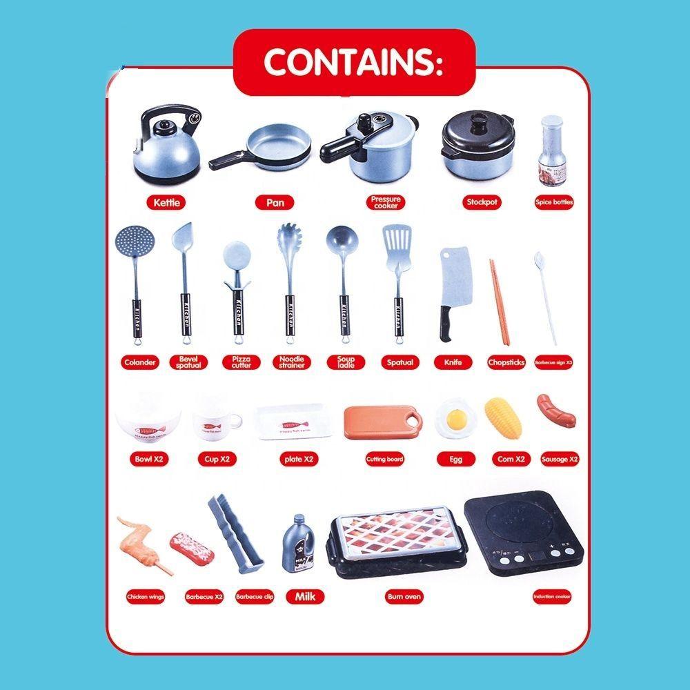 Kit Cocina de Camping de Juguete con 36 Accesorios-5
