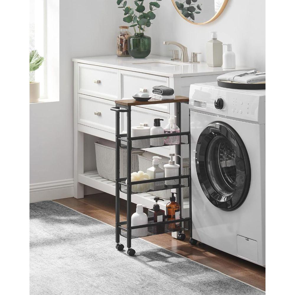 Carro Auxiliar Organizador Bar Cocina 4 Niveles Leiden-1