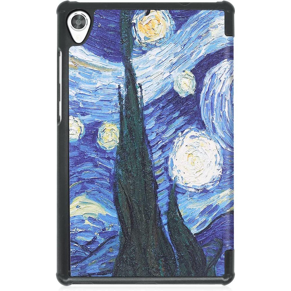 Funda Protectora Tablet Lenovo M8 Noche Estrellada + Lámina-1