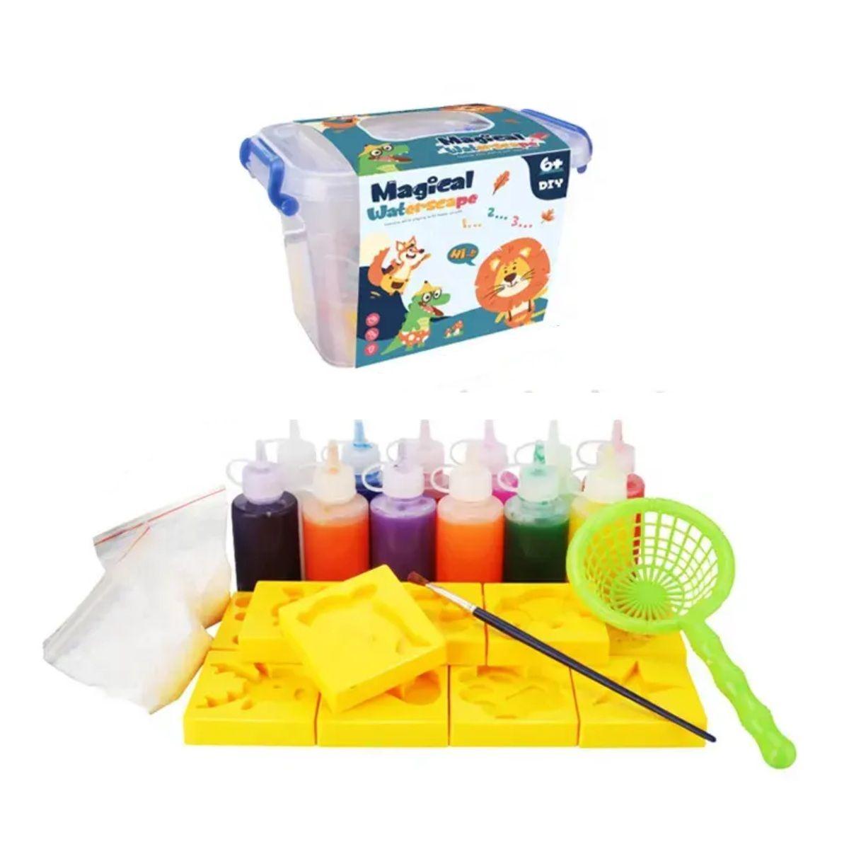 Maleta con Kit para Armar Animales de Gel DIY-0