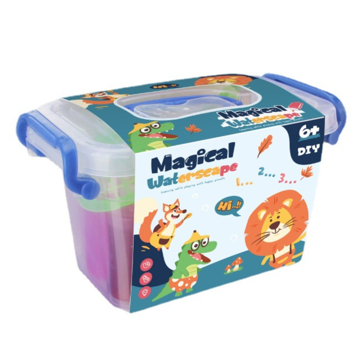 Maleta con Kit para Armar Animales de Gel DIY-1