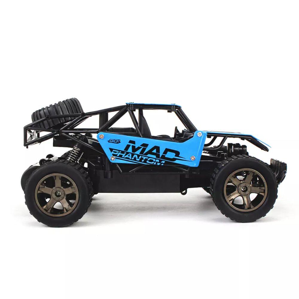 Auto Control Remoto 2.4G Escala 1:18 Azul-2
