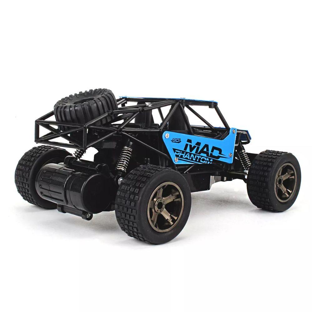 Auto Control Remoto 2.4G Escala 1:18 Azul-3