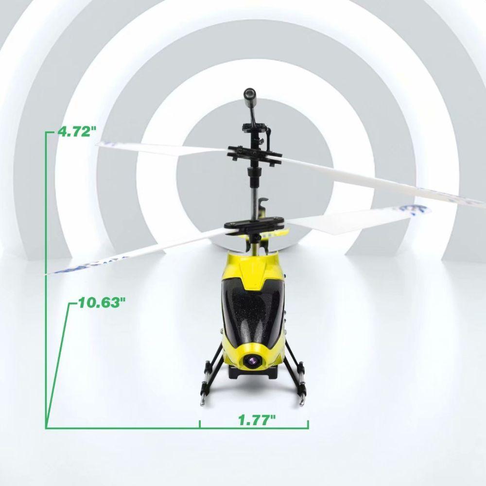 Helicoptero c/Camara Control Remoto U12S Amarillo-4