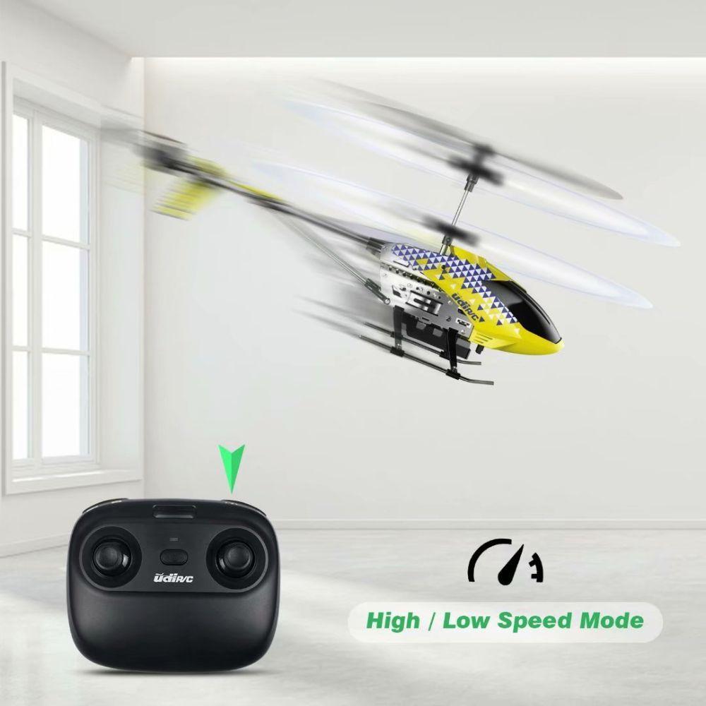 Helicoptero c/Camara Control Remoto U12S Amarillo-7