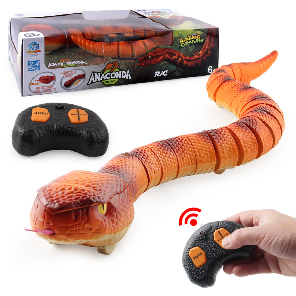 Serpiente Anaconda de Juguete a Control Remoto 2.4 G-1