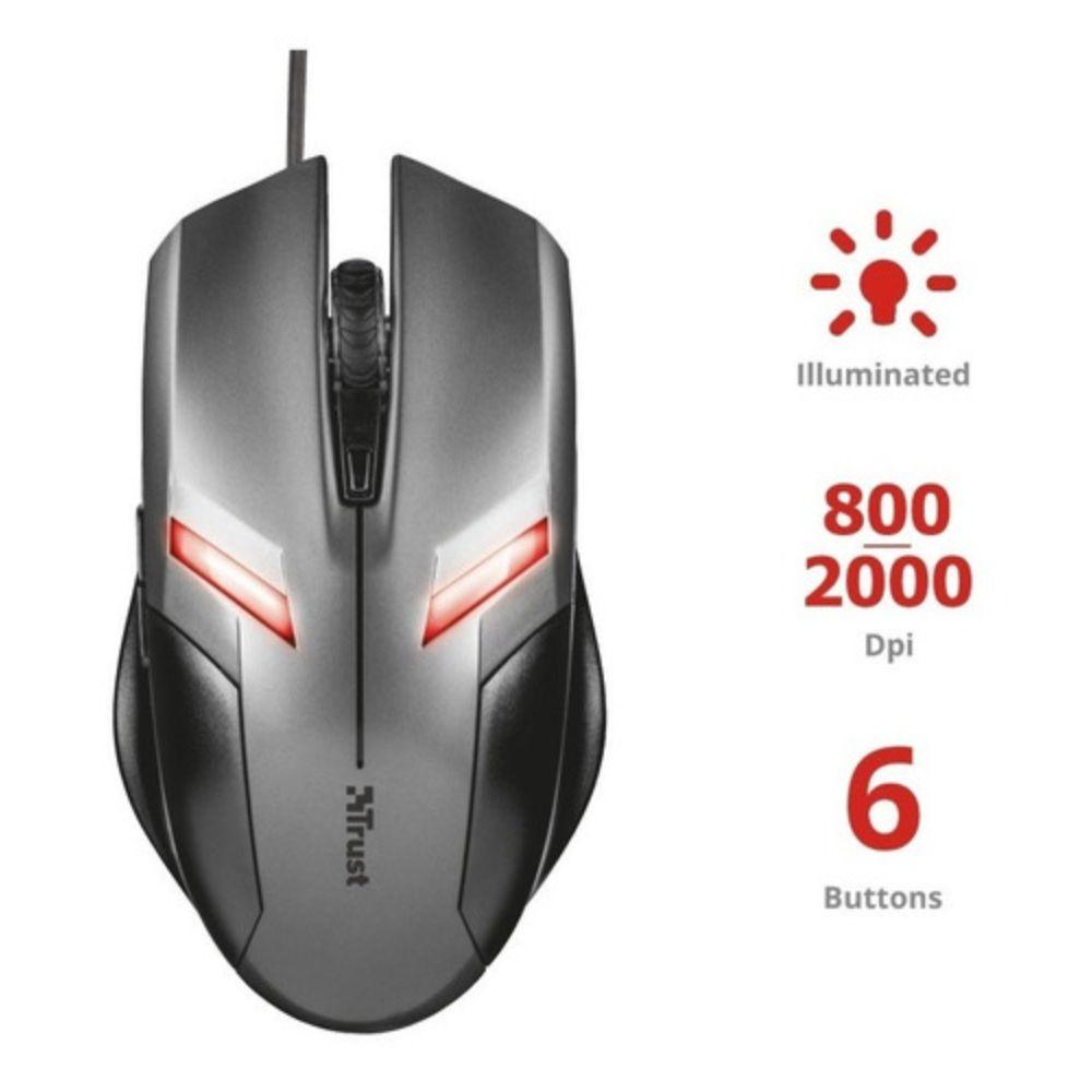 Mouse Gamer Trust Ziva Optical-2