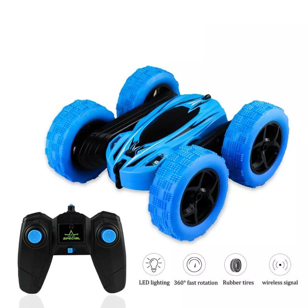 Auto control remoto Acrobatico con giro 360 grados Azul-4