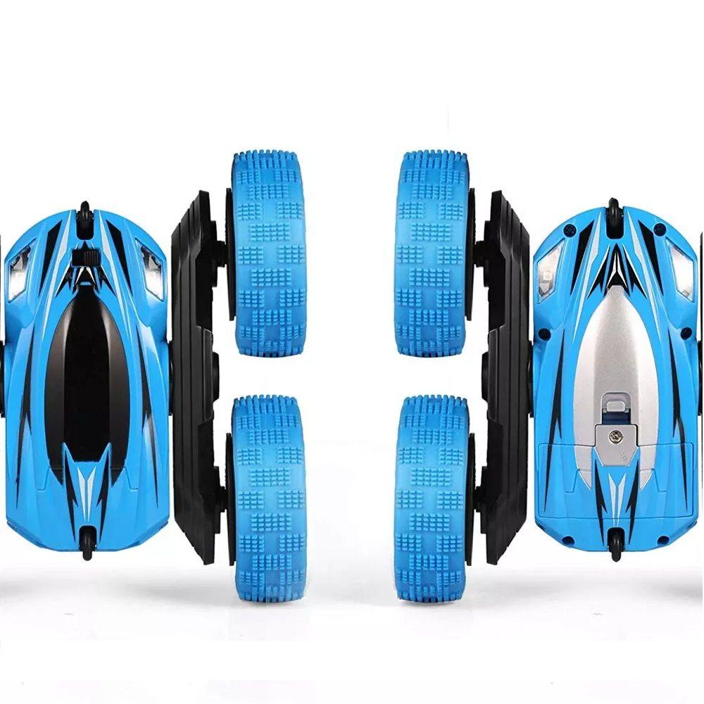Auto control remoto Acrobatico con giro 360 grados Azul-1