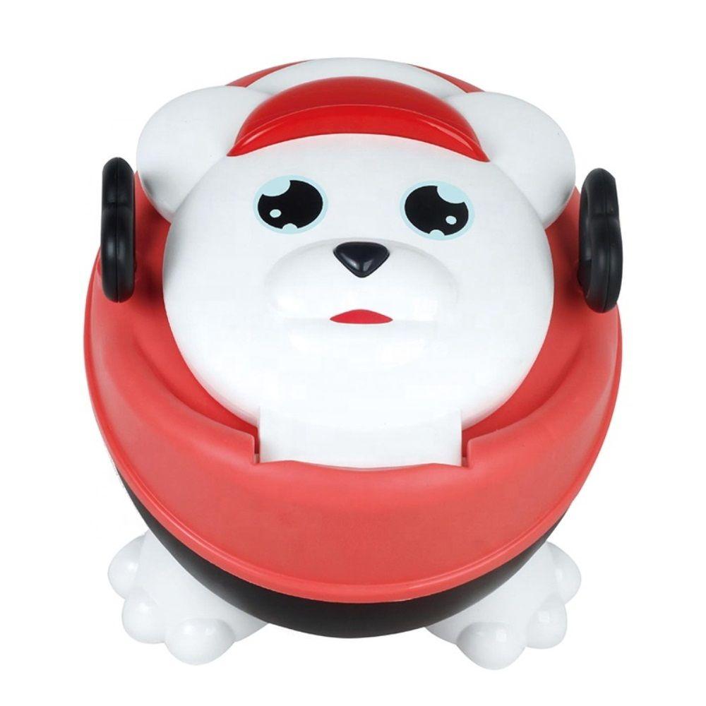 Pelela Bacinica de Entrenamiento para Niños con Musica Roja-0