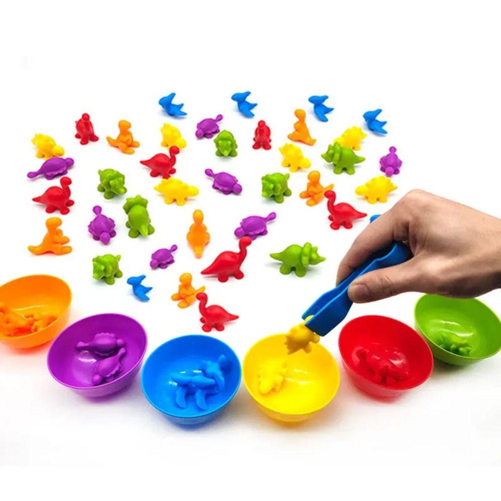 Juguete Clasificación Colores y Animalitos Montessori 36pcs-1
