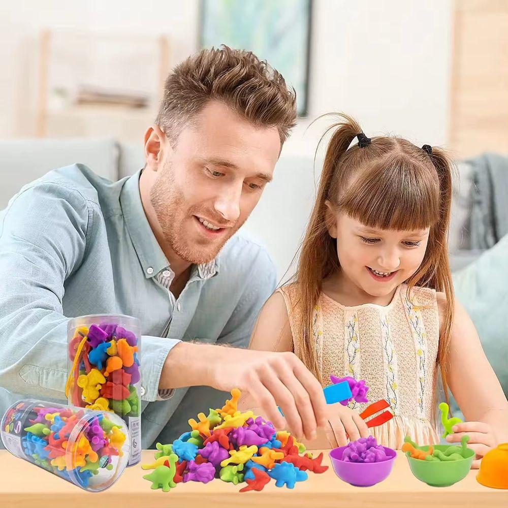 Juguete Clasificación Colores y Animalitos Montessori 36pcs-5