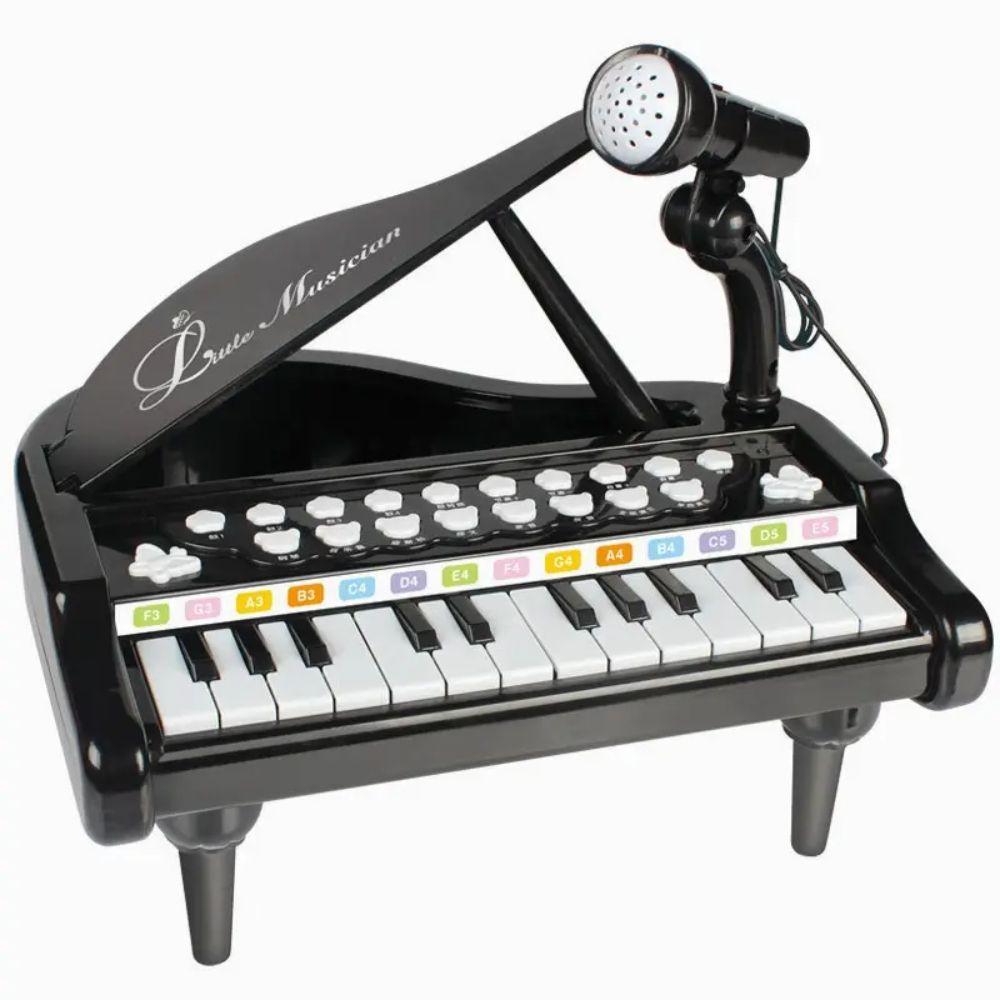 Piano con Micrófono Juguete Musical Infantil-0