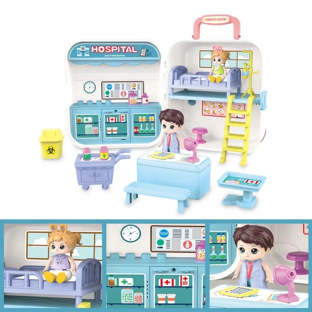 Maleta Doctor Hospital con Muñecos Juguete Didáctico-3