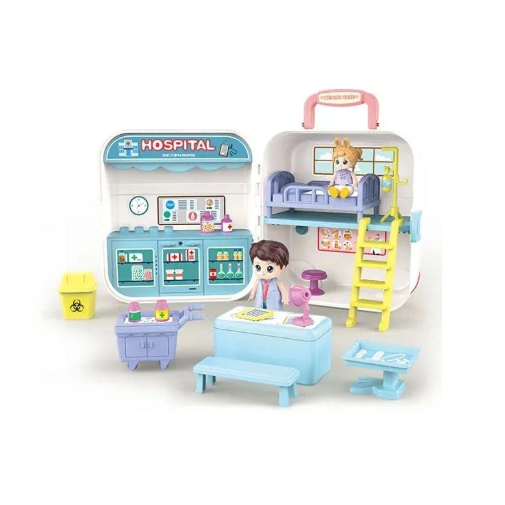 Maleta Doctor Hospital con Muñecos Juguete Didáctico-0