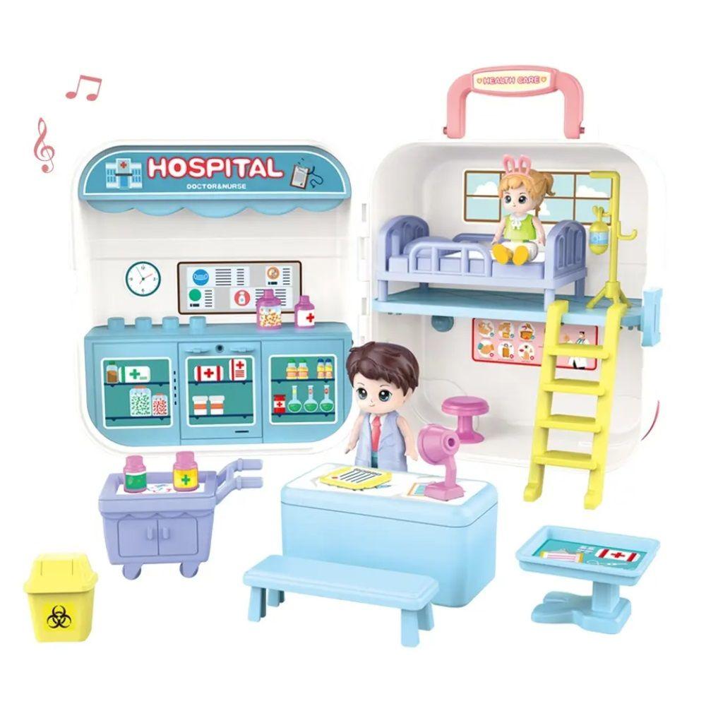 Maleta Doctor Hospital con Muñecos Juguete Didáctico-1