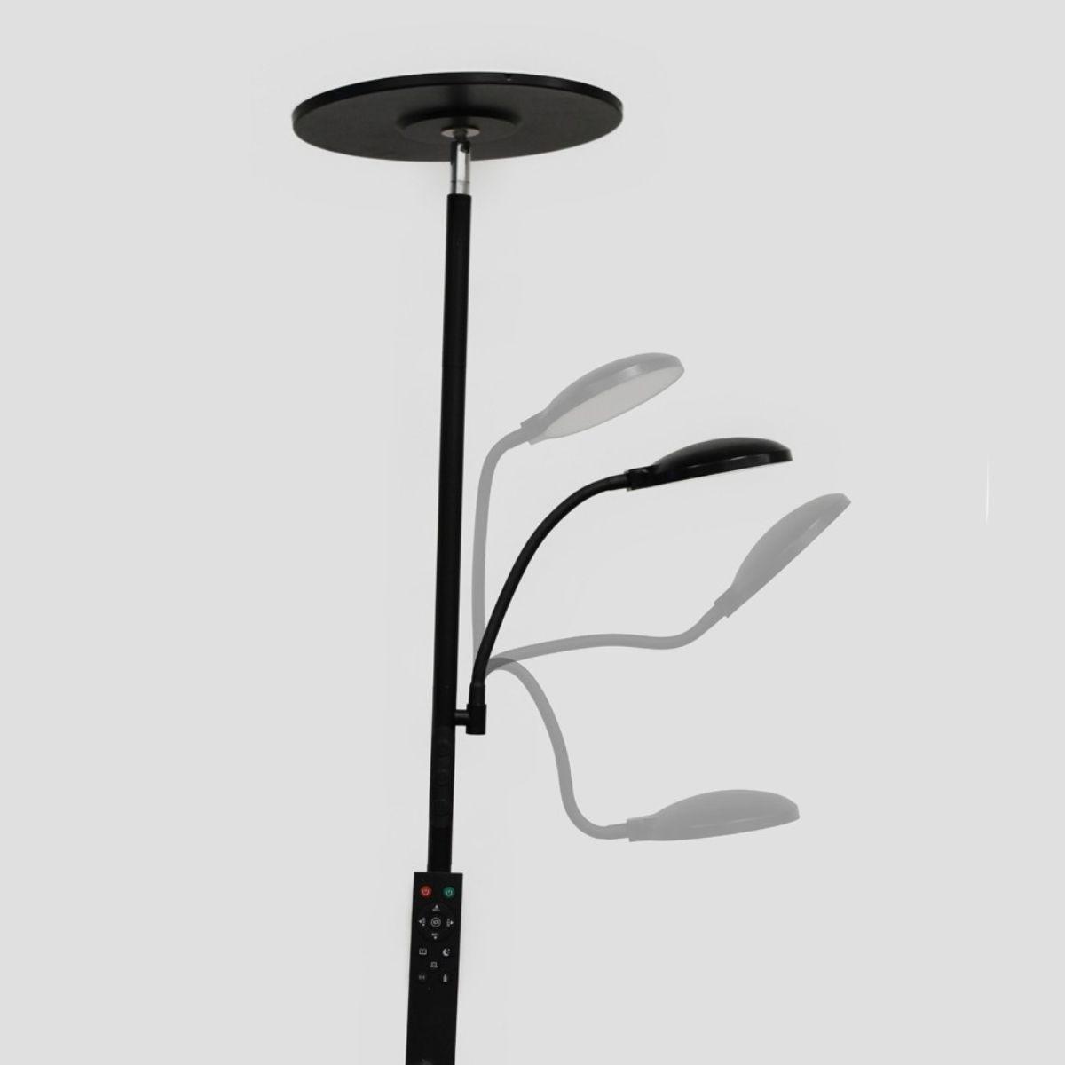Lampara de Pie Luz Led Ajustable con Control Remoto Vansbro-3