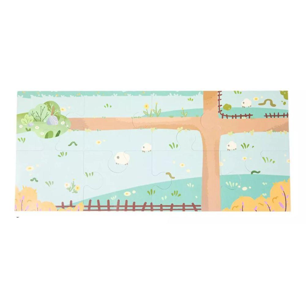 Bloques Construcción Tren Madera Magnético Juguete Didáctico-3