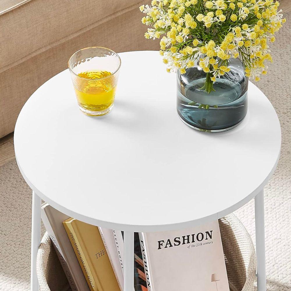 Mesa Auxiliar con Canasto Norrebro Estilo Industrial-6