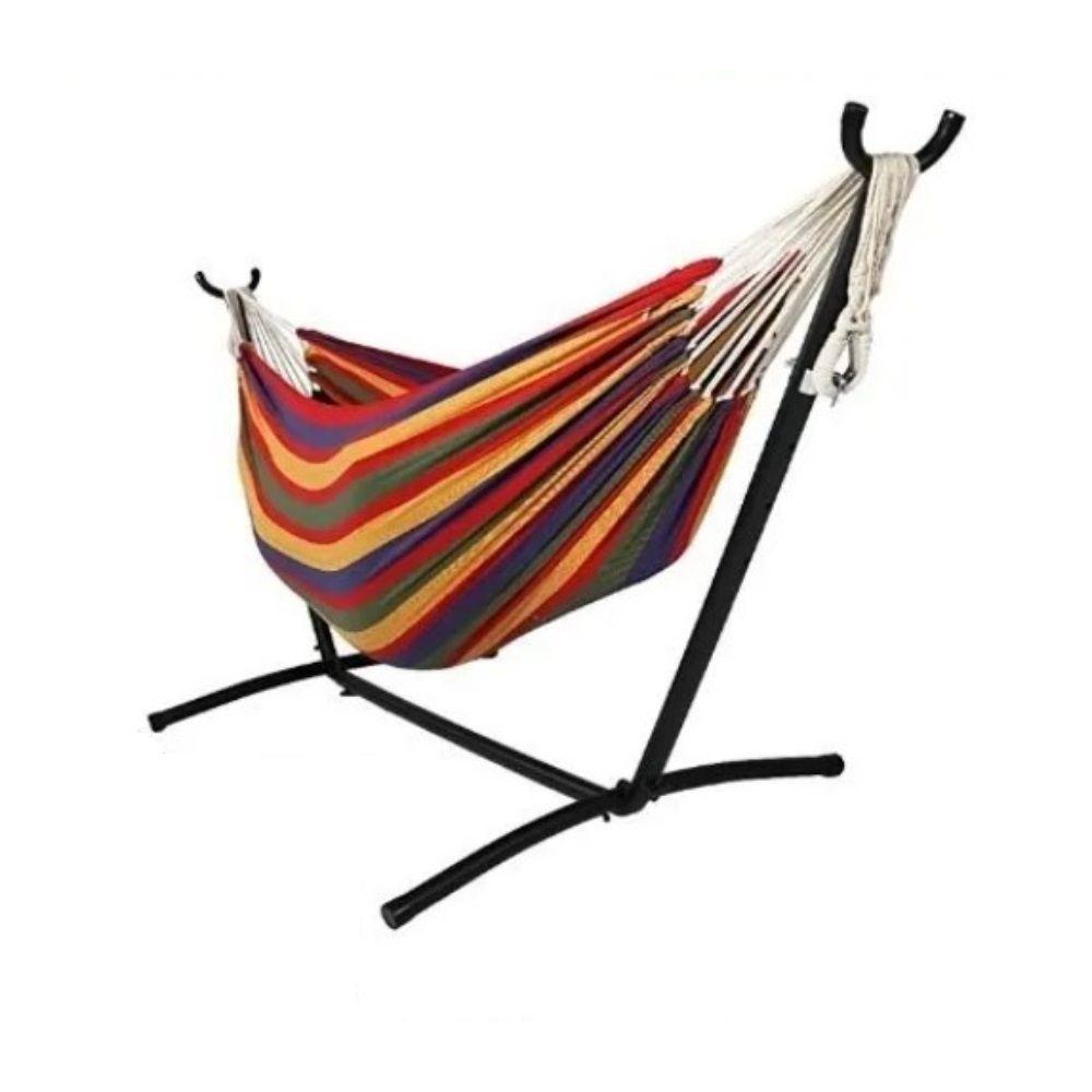 Hamaca plegable para jardin Multicolor-0