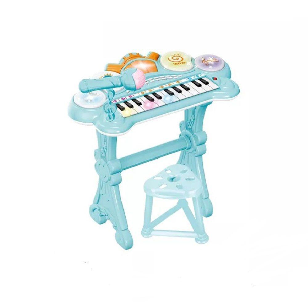 Piano Musical de Juguete Azul-0