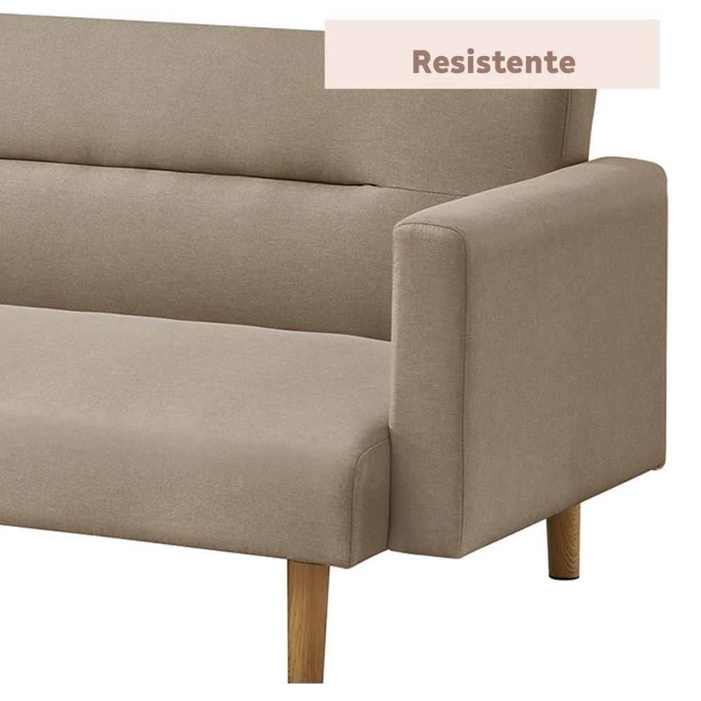Futón Sofa Cama 3 Cuerpos Vaasa Lino Beige-5