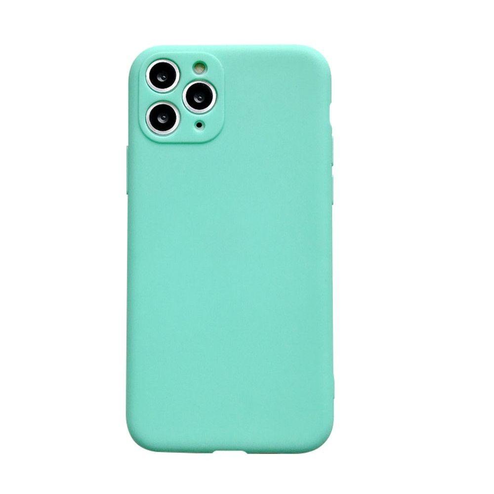 Carcasa Silicona Turquesa + Lámina Compatible con iPhone 12-0