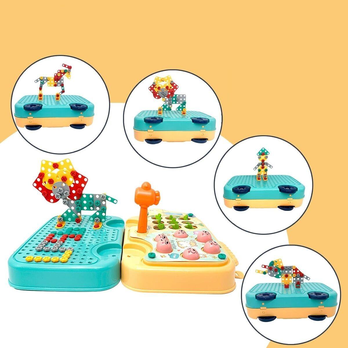Maleta de Didáctica Juegos 3 en 1 con Taladro-4