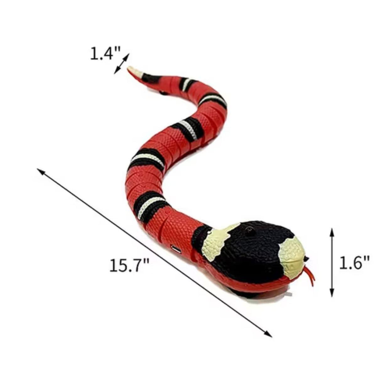 Serpiente de Juguete Eléctrica con Sensor y Luces Recargable-2